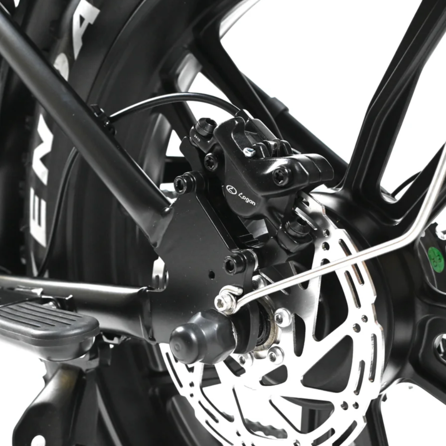 V20 Pro Nardo Grijs Fatbike – 20×4 Inch Banden, Hydraulische Remmen, Voor- en Achtervering