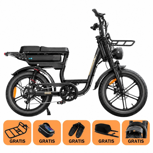 QMWHEEL V20 PRO COMFORT 2026 - Fatbike - Zwart - COMBI DEAL