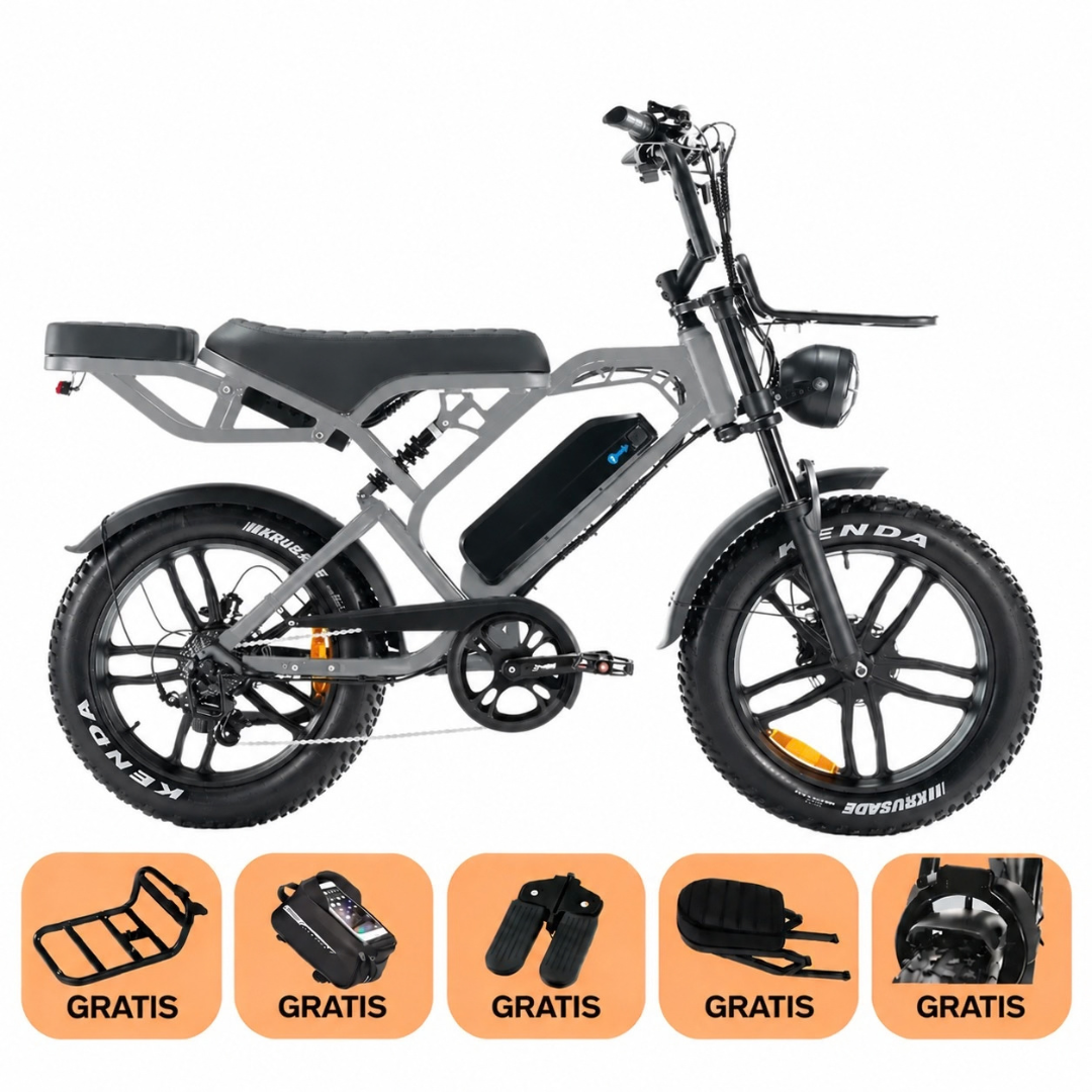 QMWHEEL V20 Pro 2026 - Fatbike - Nardo Grijs - COMBI DEAL