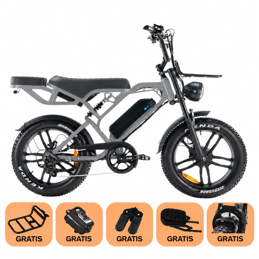 QMWHEEL V20 Pro 2026 - Fatbike - Nardo Grijs - COMBI DEAL