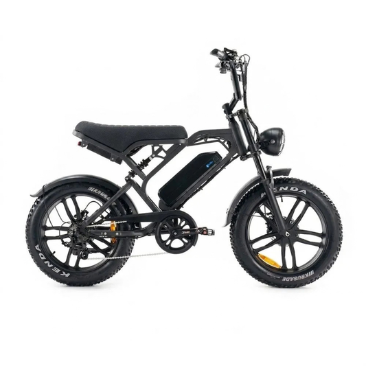 QM Wheels V20 Pro fatbike Donkergrijs, zijaanzicht