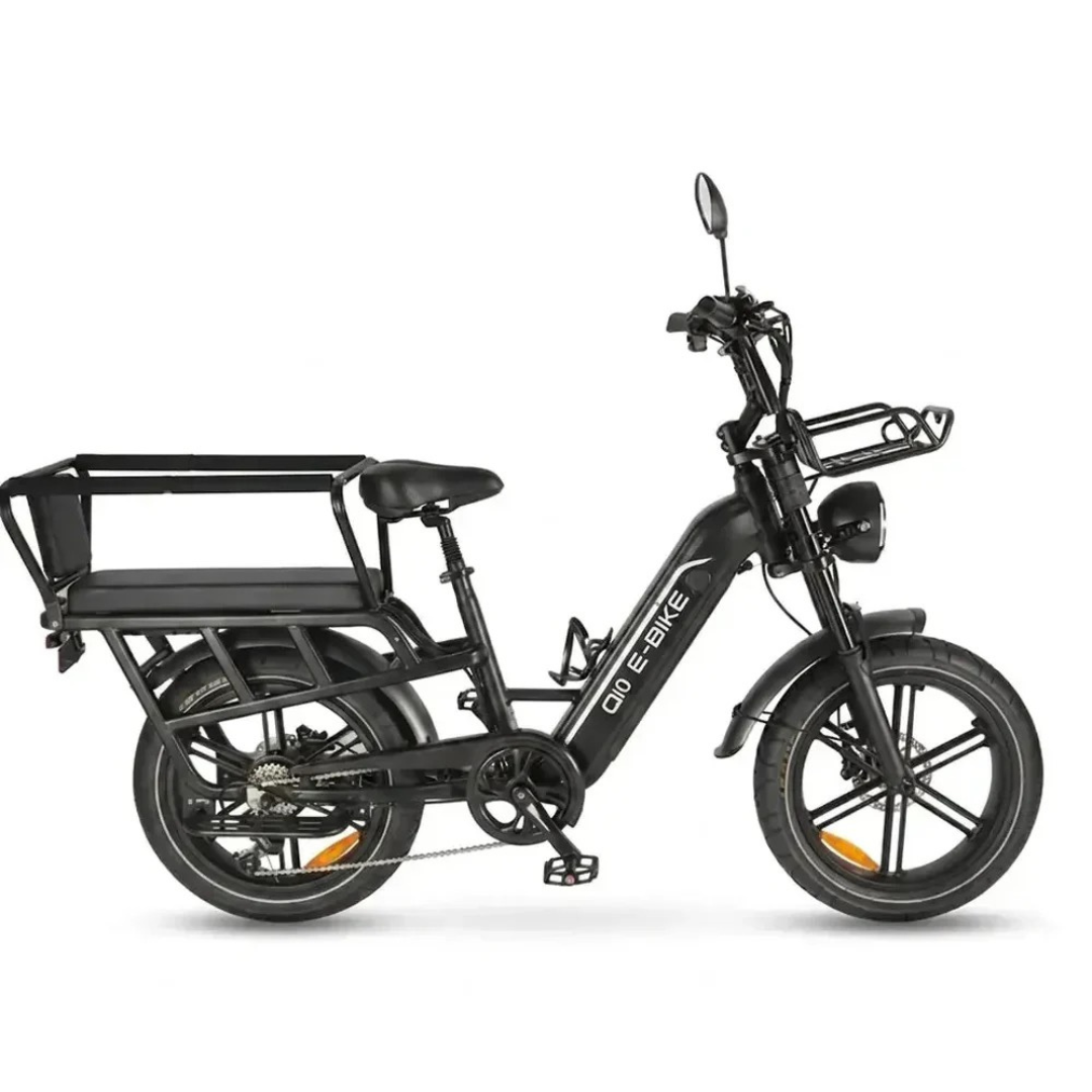 OUXI Q10 - FAMILY FATBIKE - ZWART