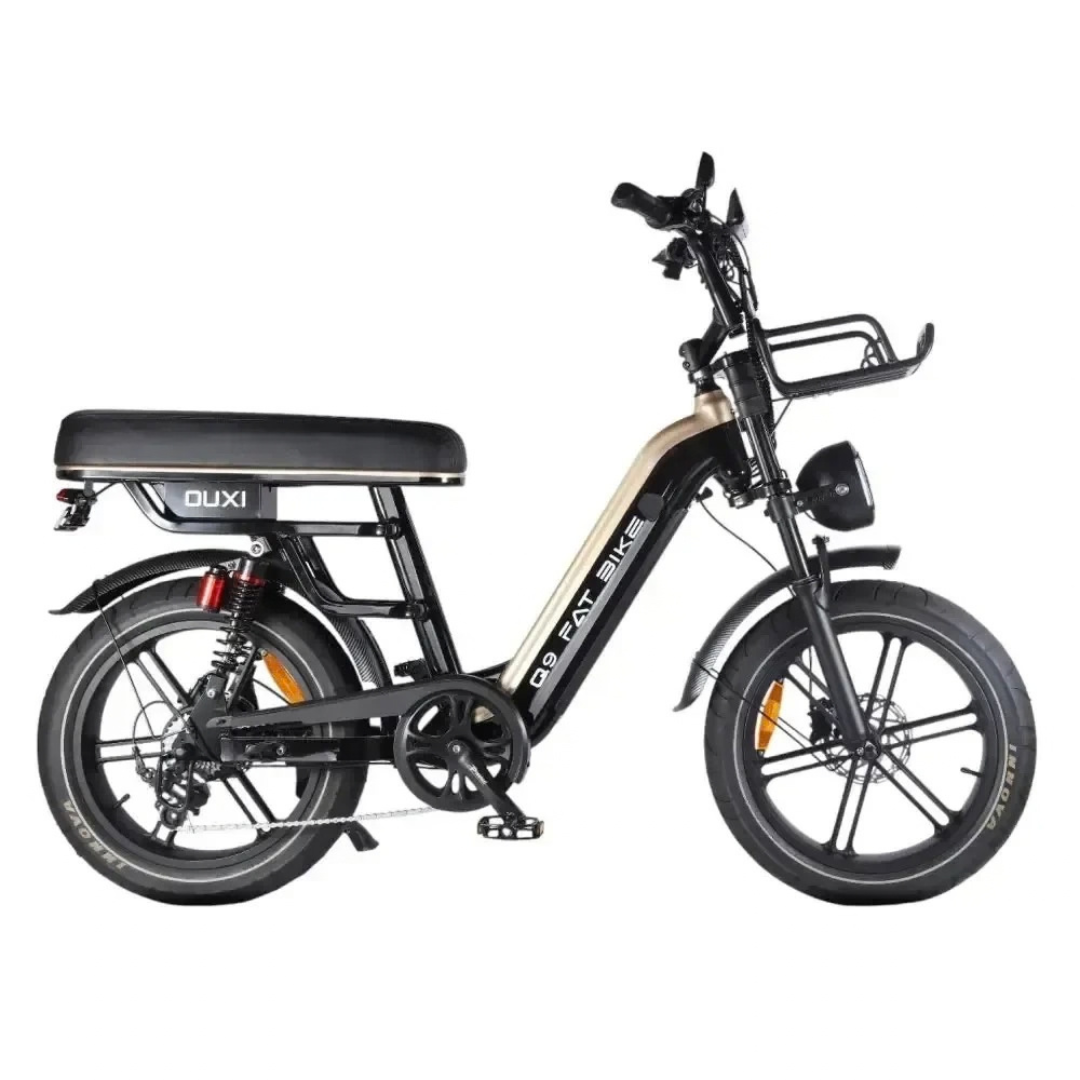 OUXI Q9 2026 - Lage Instap Fatbike - Zwart/Goud