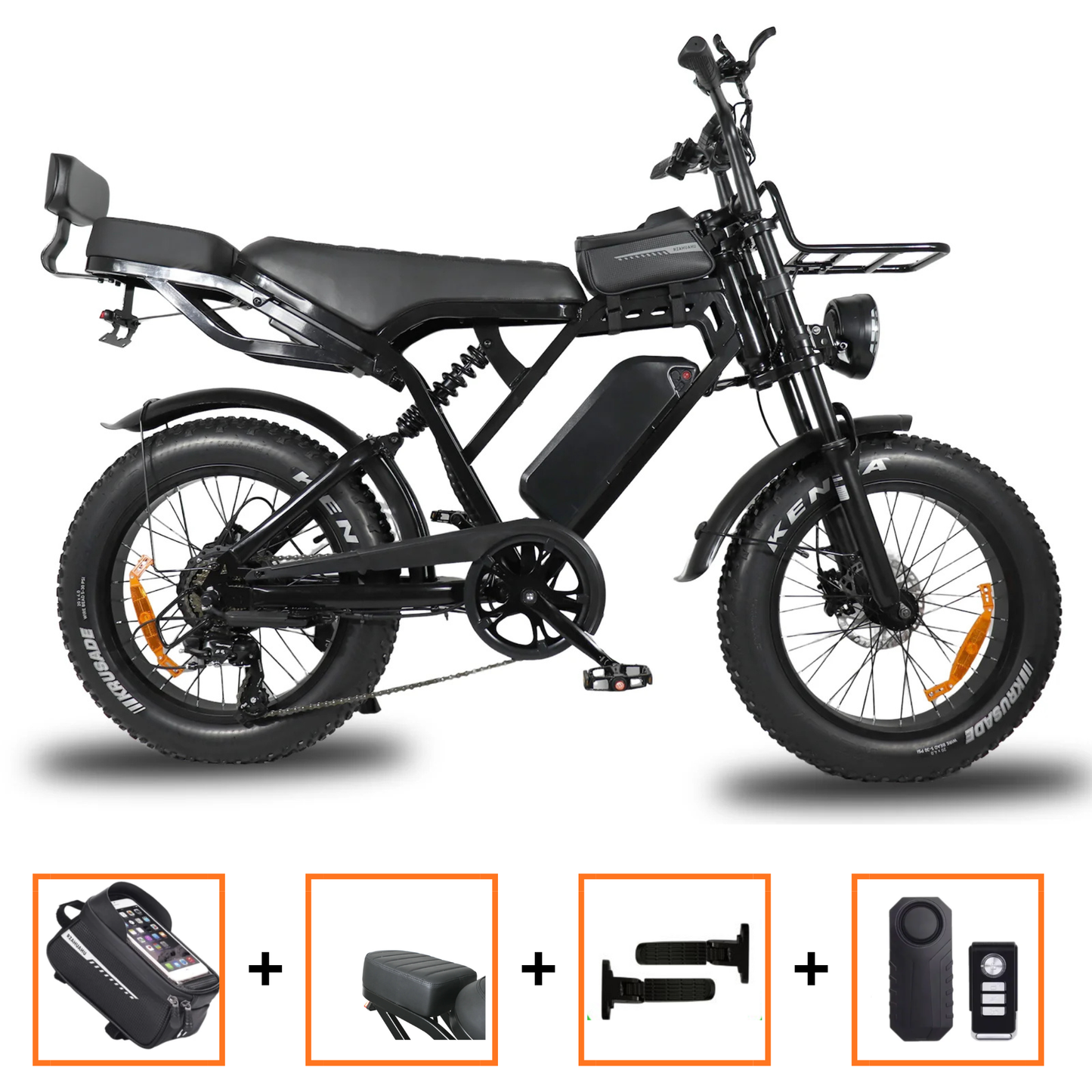 OUXI Fatbike X80 PRO – Hydraulische remmen & Smart App Functies