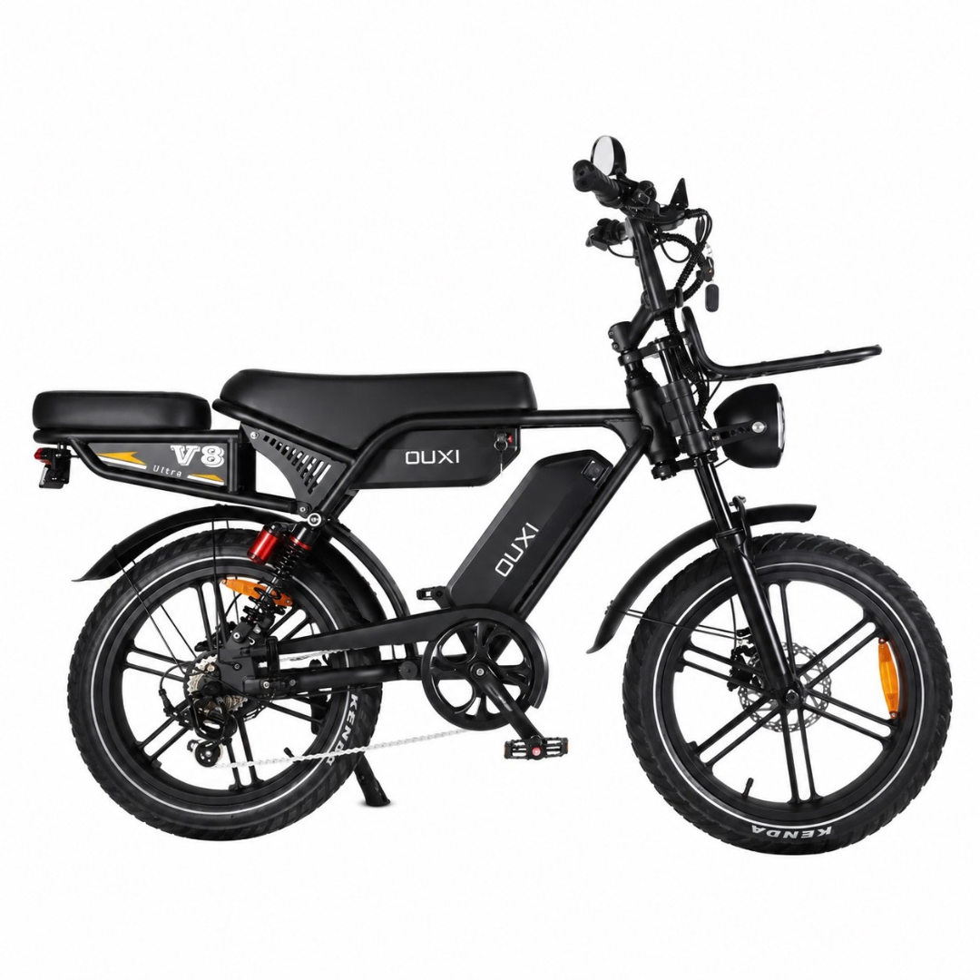 OUXI V8 ULTRA MAX DUBBELE ACCU 2026  - Fatbike - Zwart