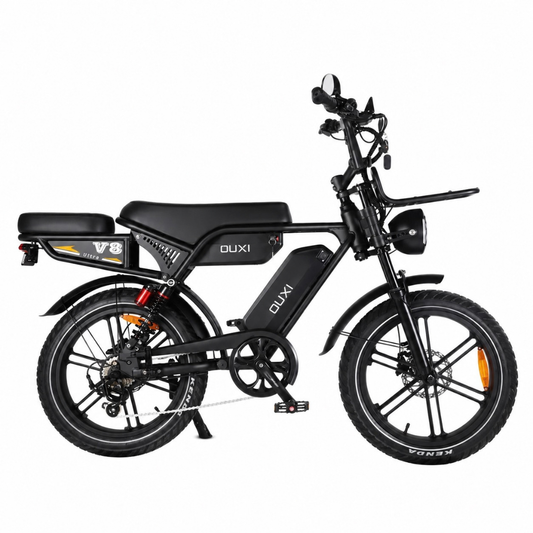 OUXI V8 Ultra Fatbike 2026 (Dubbele Accu) – Zwart
