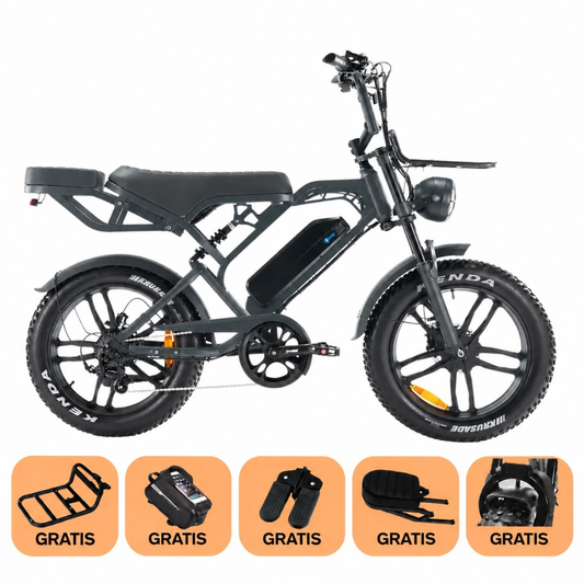 QMWHEEL V20 Pro 2026 - Fatbike - Zwart - COMBI DEAL