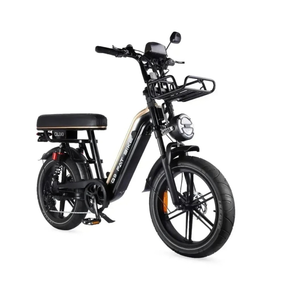 OUXI Q9 2026 - Lage Instap Fatbike - Zwart/Goud