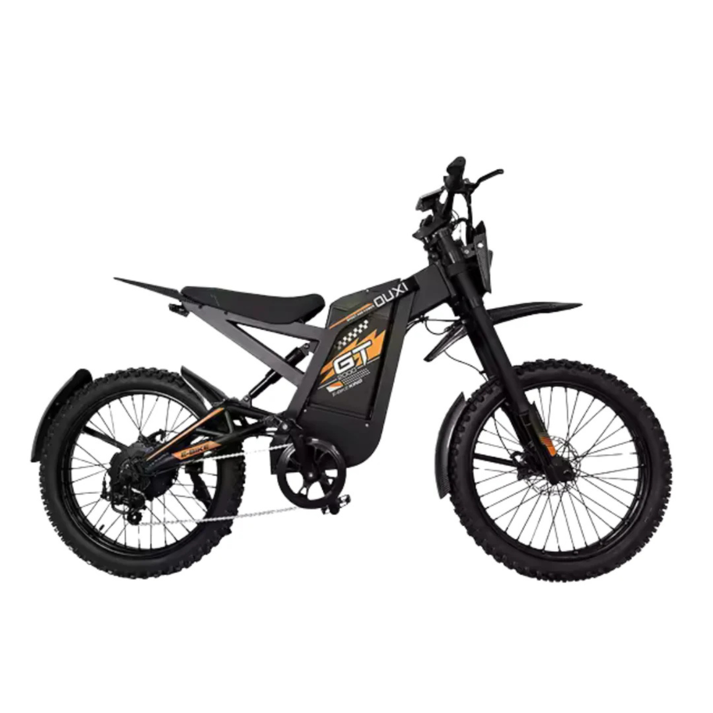 Ouxi GT-2000 Elektrische Fatbike – 2000W Krachtige Offroad E-Bike Oranje