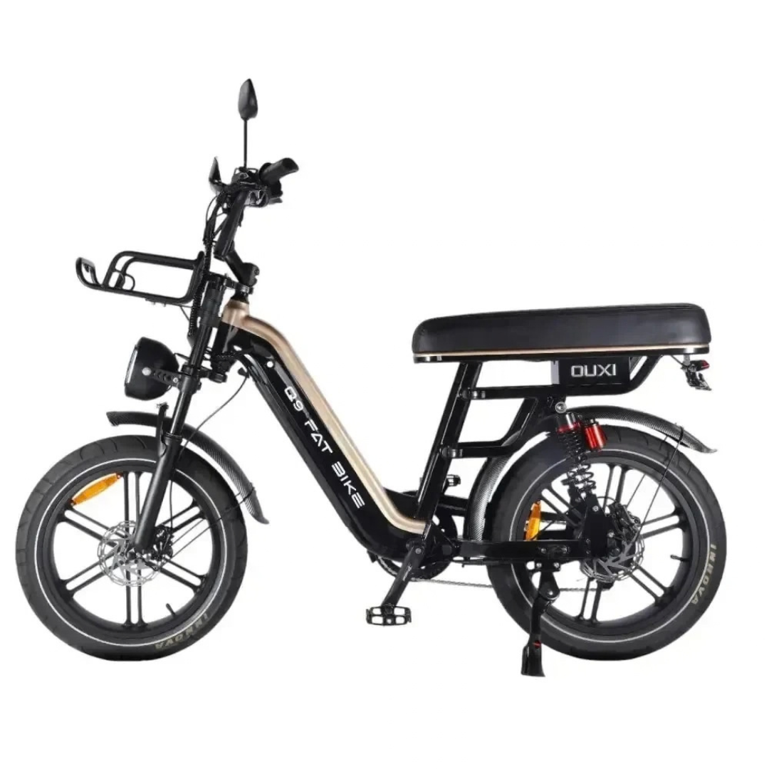 OUXI Q9 2026 - Lage Instap Fatbike - Zwart/Goud