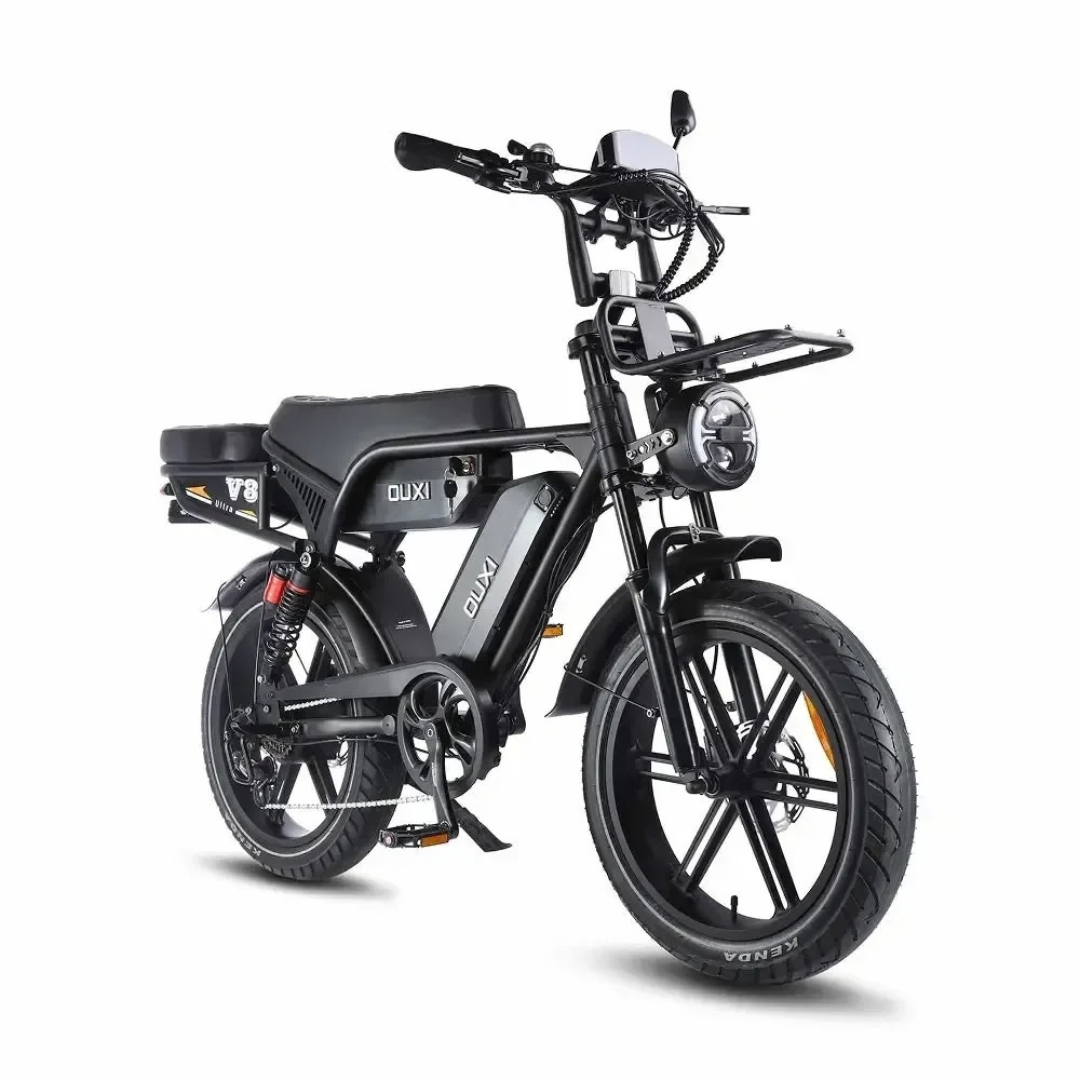 OUXI V8 ULTRA MAX DUBBELE ACCU 2026  - Fatbike - Zwart