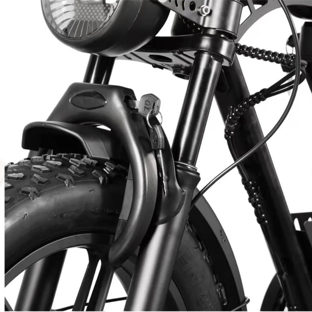 QMWHEEL V20 PRO COMFORT 2026 - Fatbike - Zwart - COMBI DEAL