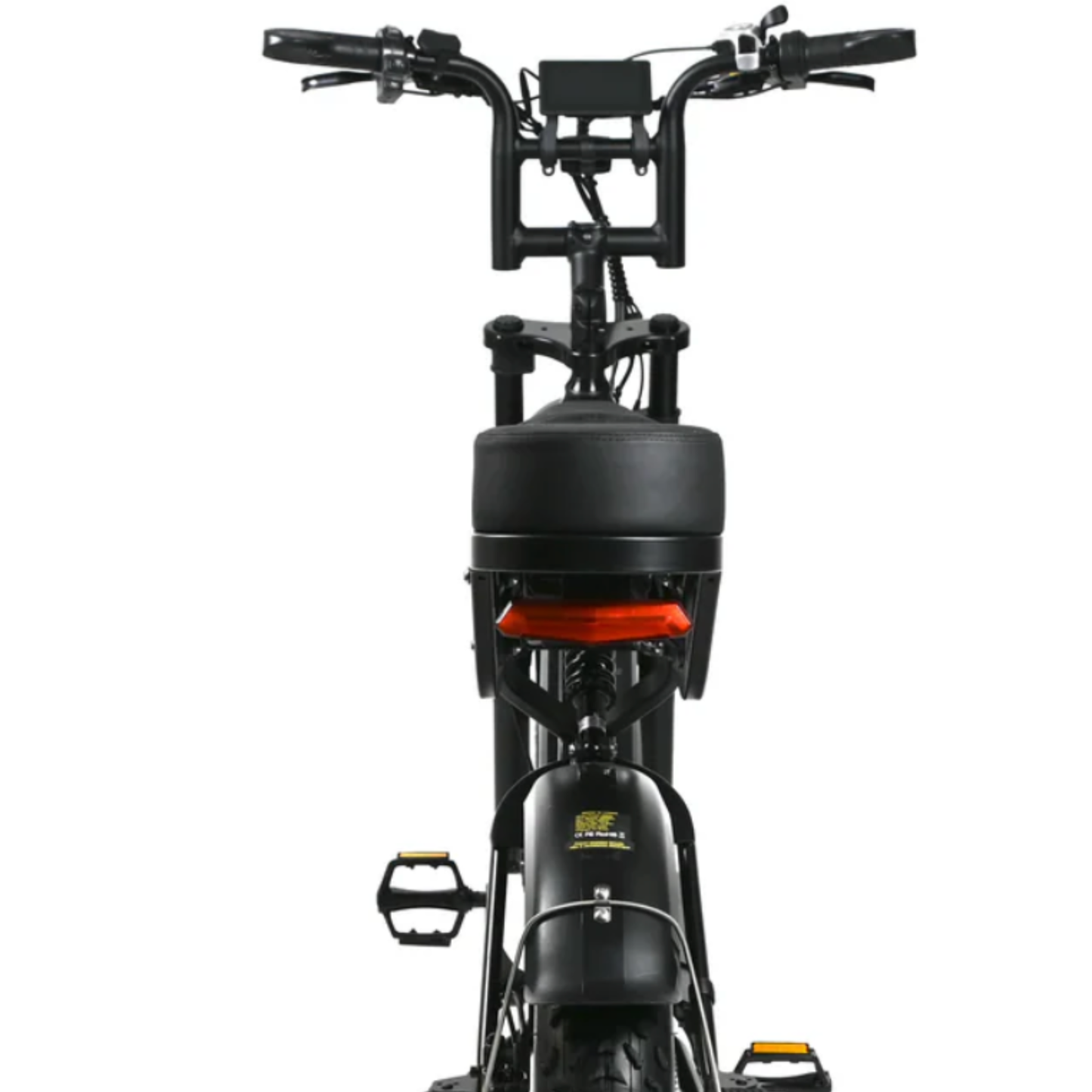 V20 Pro Zwart Fatbike – 20×4 Inch Banden, Hydraulische Remmen, Voor- en Achtervering