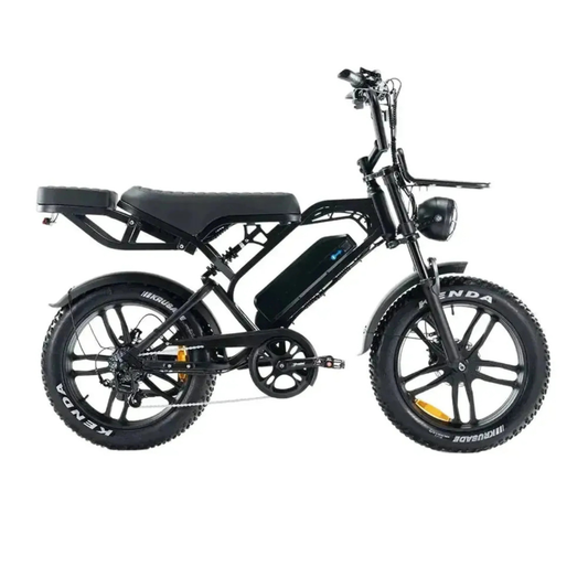 V20 Pro Zwart Fatbike – 20×4 Inch Banden, Hydraulische Remmen, Voor- en Achtervering
